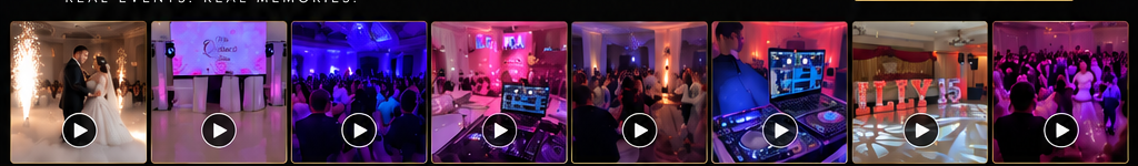 Selected GQ Events portfolio moments